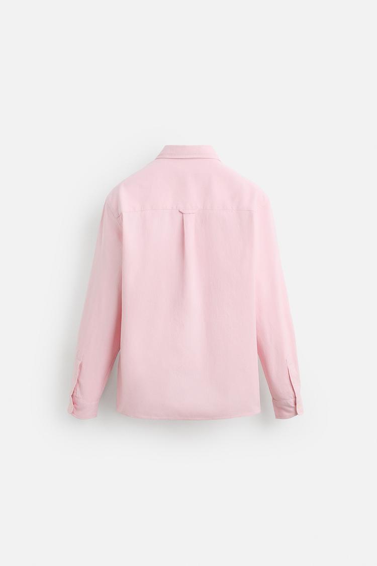 Pink zara. shirt long sleeve