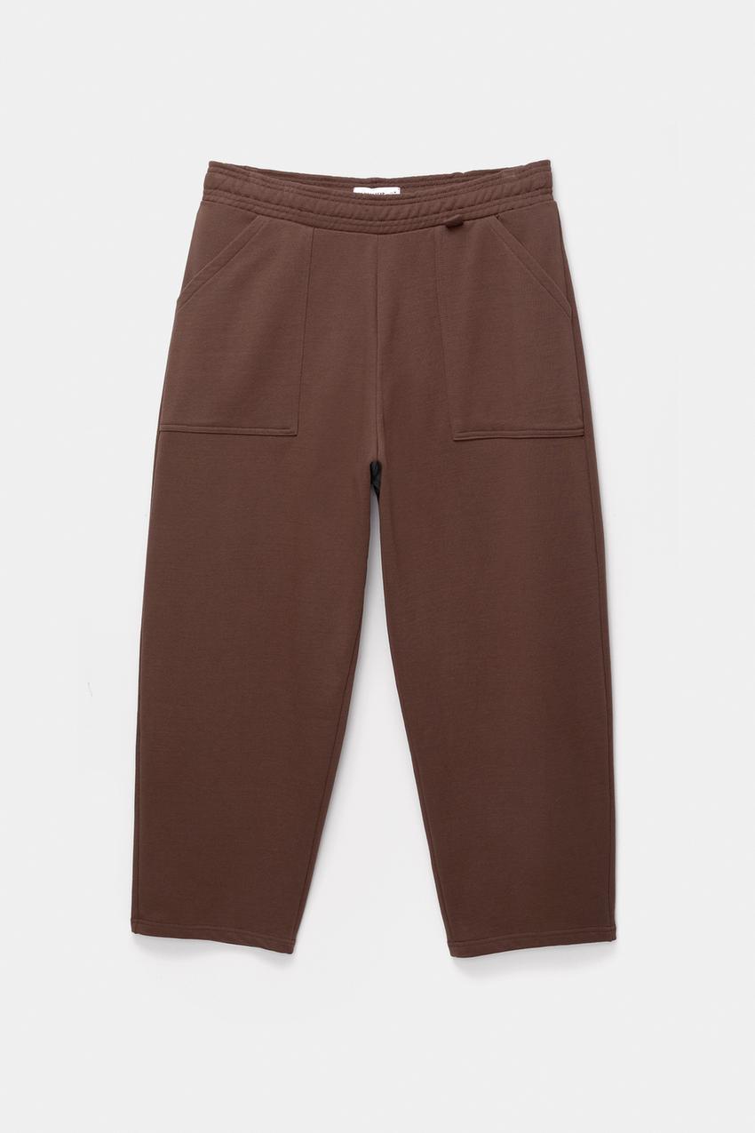 Wide-leg tracksuit trousers