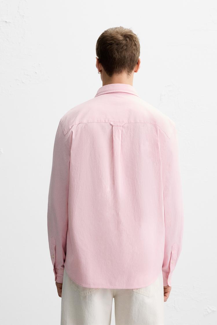 Pink zara. shirt long sleeve