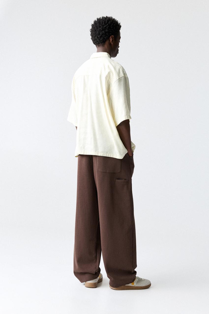 Wide-leg tracksuit trousers